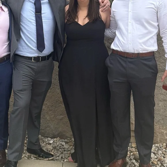 Azazie Jane Elegant Black Evening Gown - Picture 9 of 9